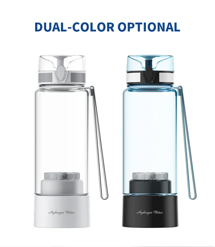 3000ppb Hydrogen and Oxygen Separation  Technology SPE PEM Hydrogen Water Bottle 2024 Portable Hydrogen Water Generators