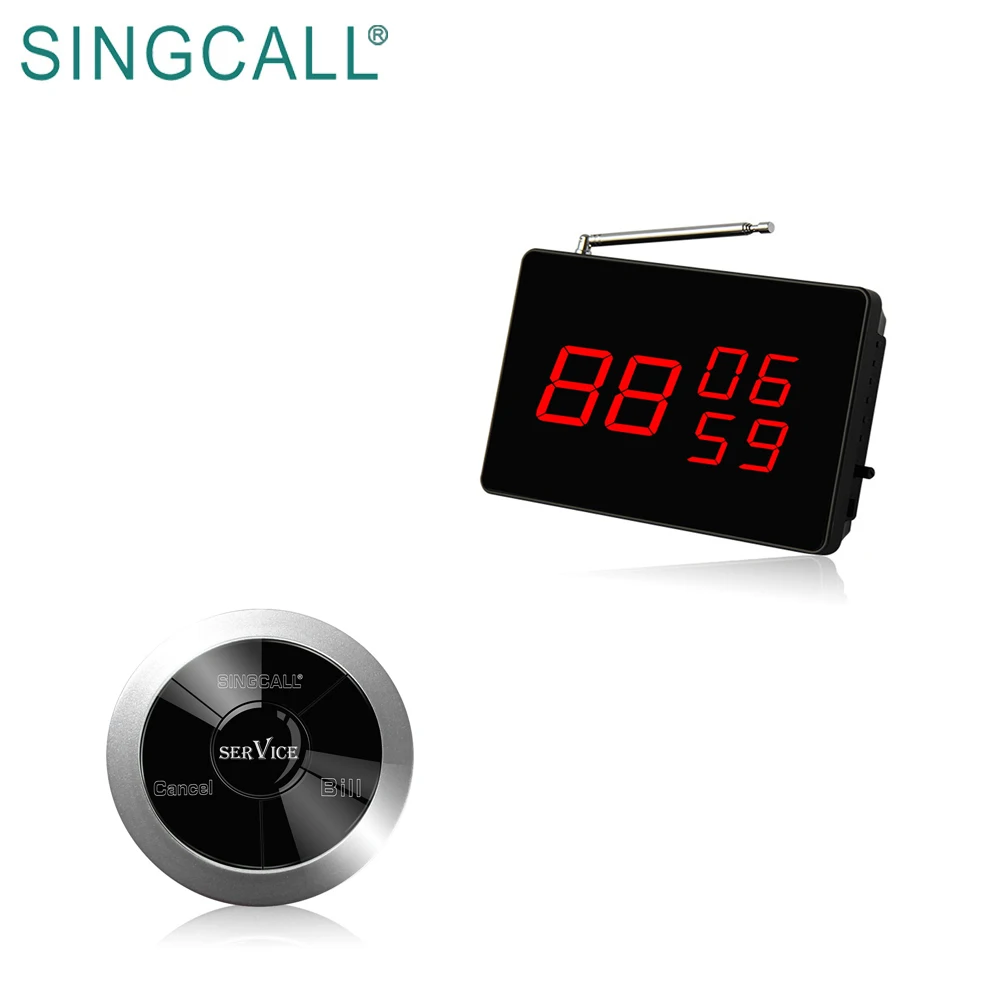 
SINGCALL table paging unit guest coaster buzzer service caller restaurant 