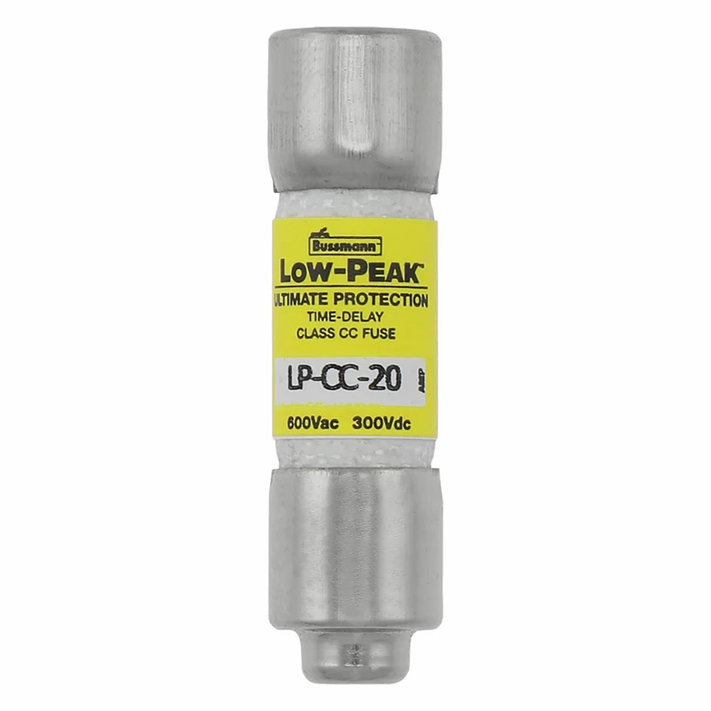 В наличии 600Vac 300Vdc LP-CC-20 Bussmann Предохранитель Номинальный ток 20A предохранитель класс CC предохранитель