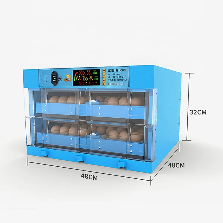 6 9 12 24 48 64 egg hatch machine automatic household small intelligent warm cube chick incubator