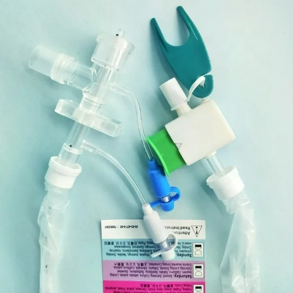 Tianck Medical supplier ce iso disposable anesthesia consumable device closed suction catheter