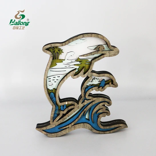 Профессиональная фабрика, пляжные животные, деревенский Морской Декор, лазерная резка, деревянные поделки, домашний декор