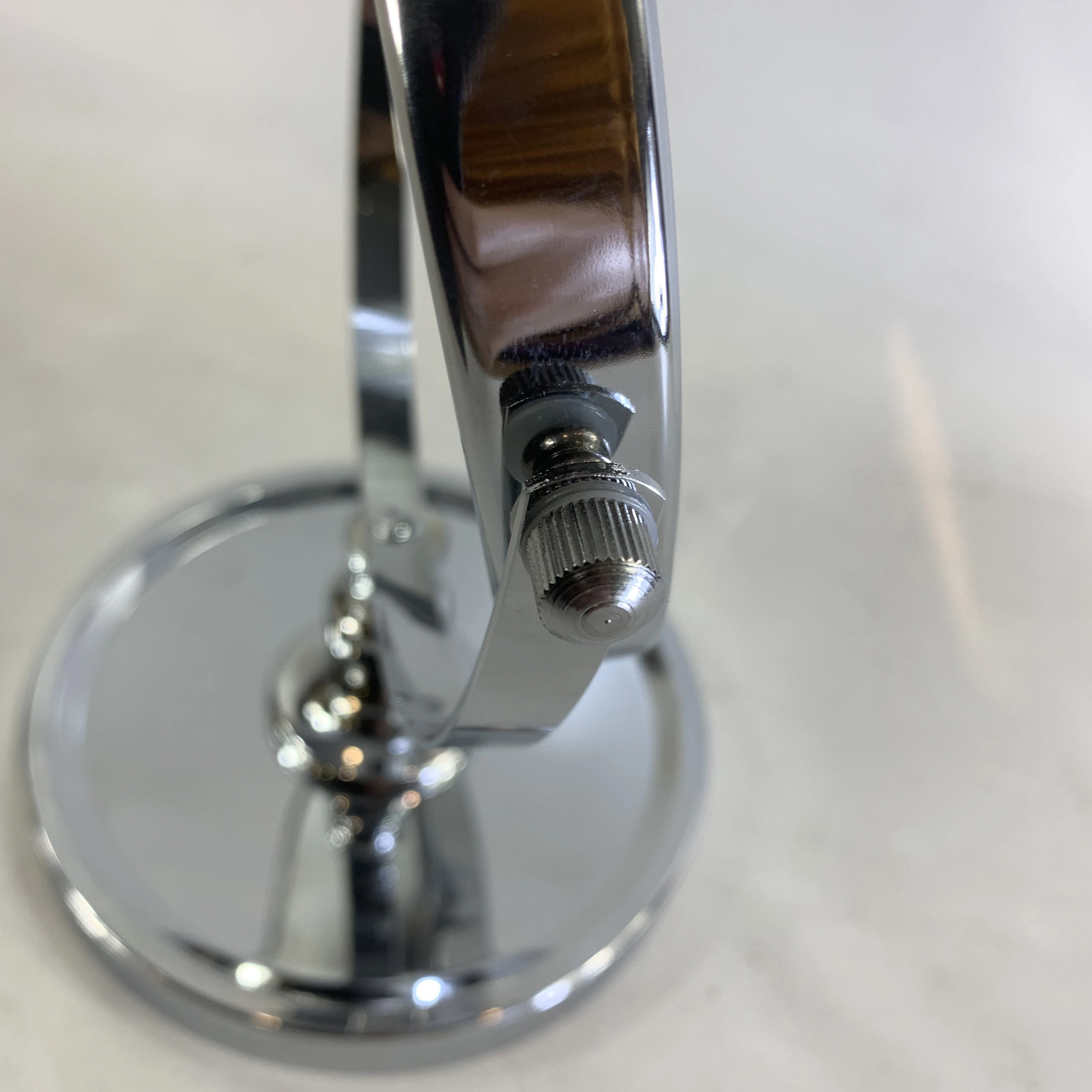 Two Sides Makeup Mirror Household Chromed Round Frame Cosmetic Mirror 17cm  Table Mirror