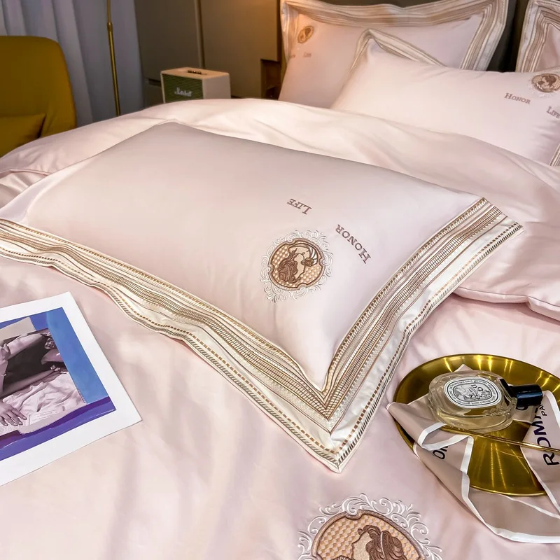 New design 100 cotton bedding set  article luxury bed sheet bedding set