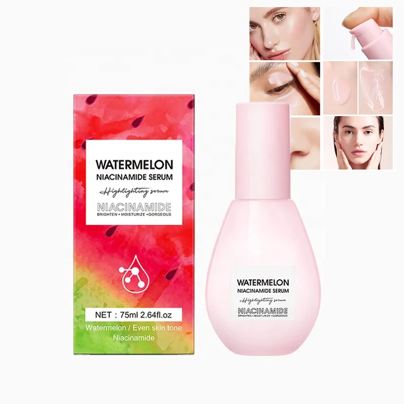 WATERMELON NIACINAMIDE SERUM Moisturize Hydrate Repair Damaged Skin Barrier Face Serum
