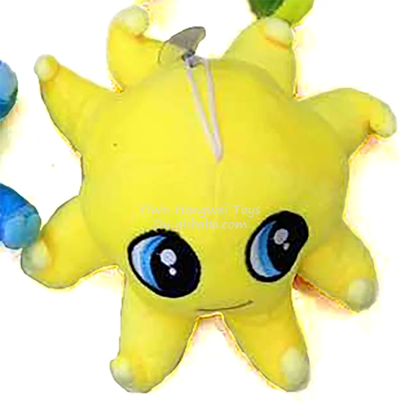 Factory Wholesale 7' stuffed colorful octopus Plush Toy Doll octopus Toy Sea Marine Animal Plush Toy for crane machine