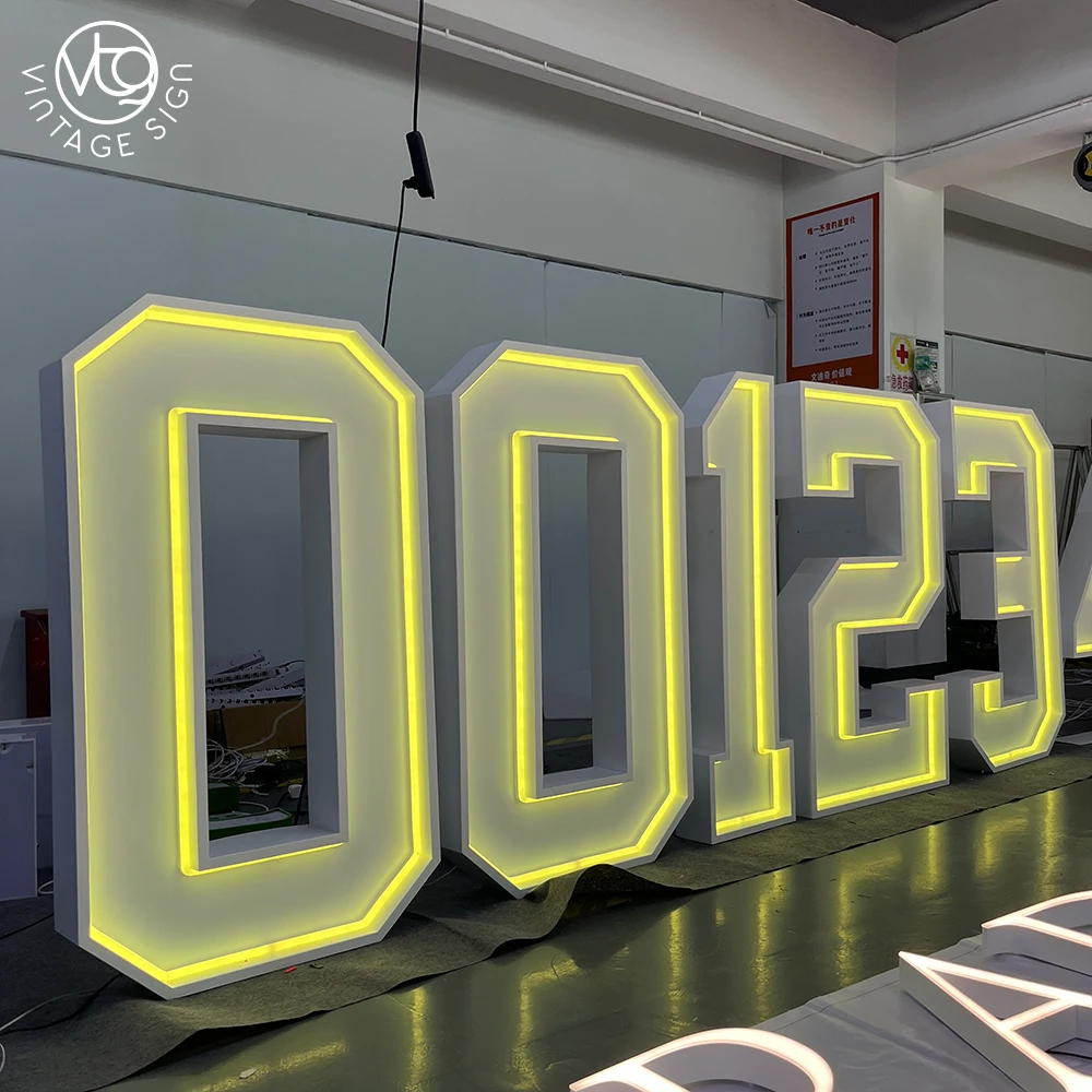 0-9 4ft Marquee Number Letters LED Alphabet Wedding Birthday Decor With Factory Prices