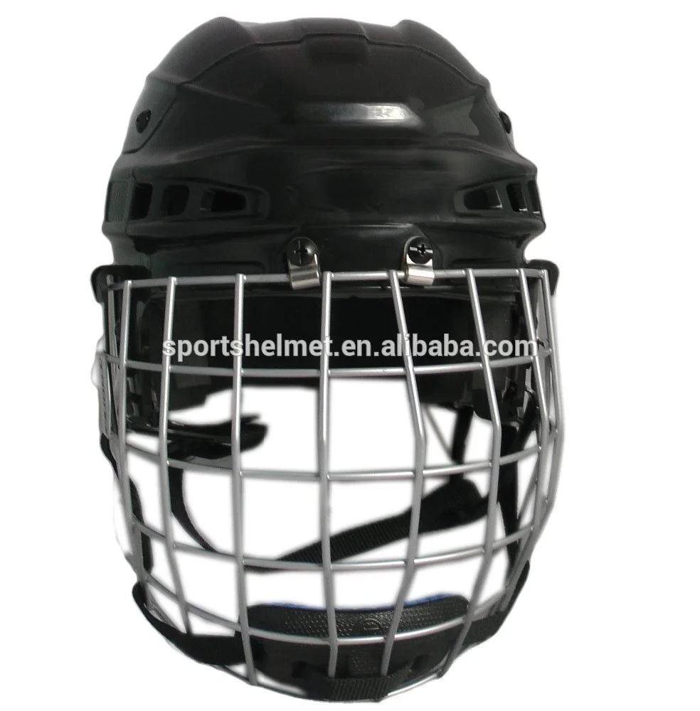 NOCSAE New Design Hockey Helmet with facecage High Quality Construction Safety Helmet Design Icehockey Player Helmet In Dongguan