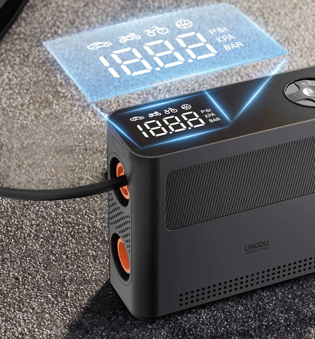 Bicycles 8000mah Powerful Wide Application Offroad Van Bed 50l KONSUN Li-ion Conditioner Nexest Mah Max Silent Car Air Pump