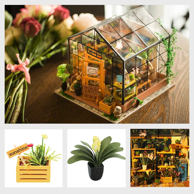 Миниатюрный Кукольный дом «сделай сам» Robotime DG104