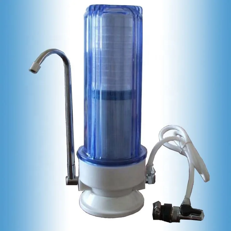 Single Water Filter with double cartridges pp/gac