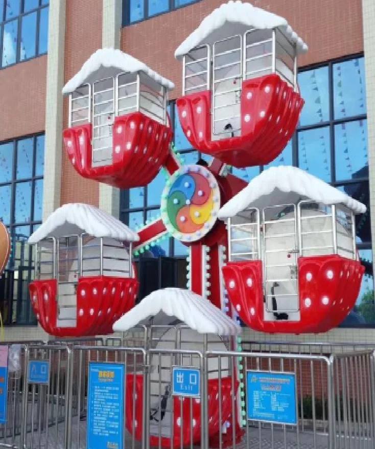 Christmas Theme Amusement Rotary Ride High Quality Mini Ferris Wheel