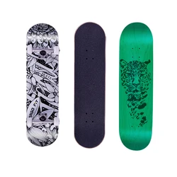 2022 Custom Logo 31*8 Inch Wholesale Oem Plain Skateboard 7 Ply Wood Complete Decks Skate Board