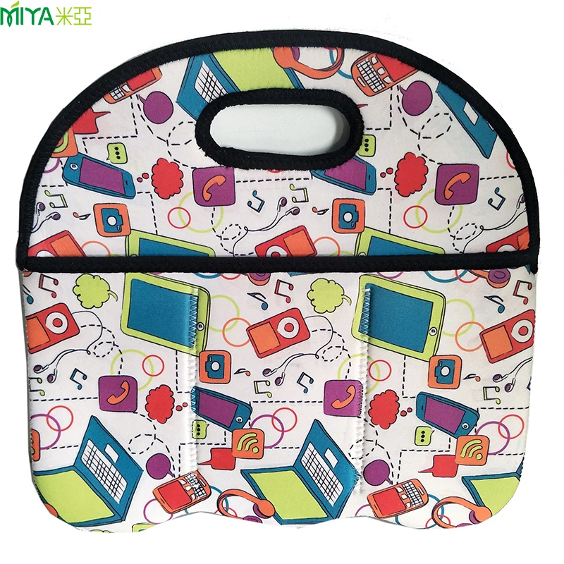 
Hot sale 6 pack carrier neoprene beer bottle holder beverage beer cooler bag 