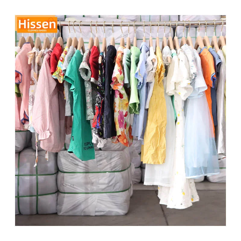 Pallet Ireland 2-3 Years Girl Used Bales Of Second Hand Clothes Night Dresses Used-clothes-in-bales-hot-sale-for-malawi