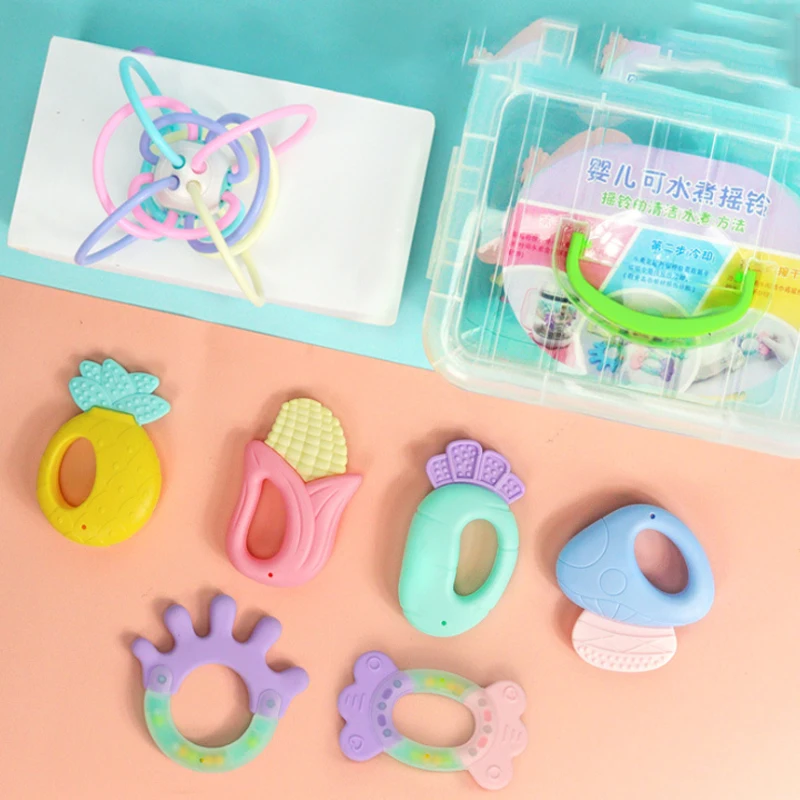 BPA Free Silicone Baby Teether Teething Accessories Toy for Babies