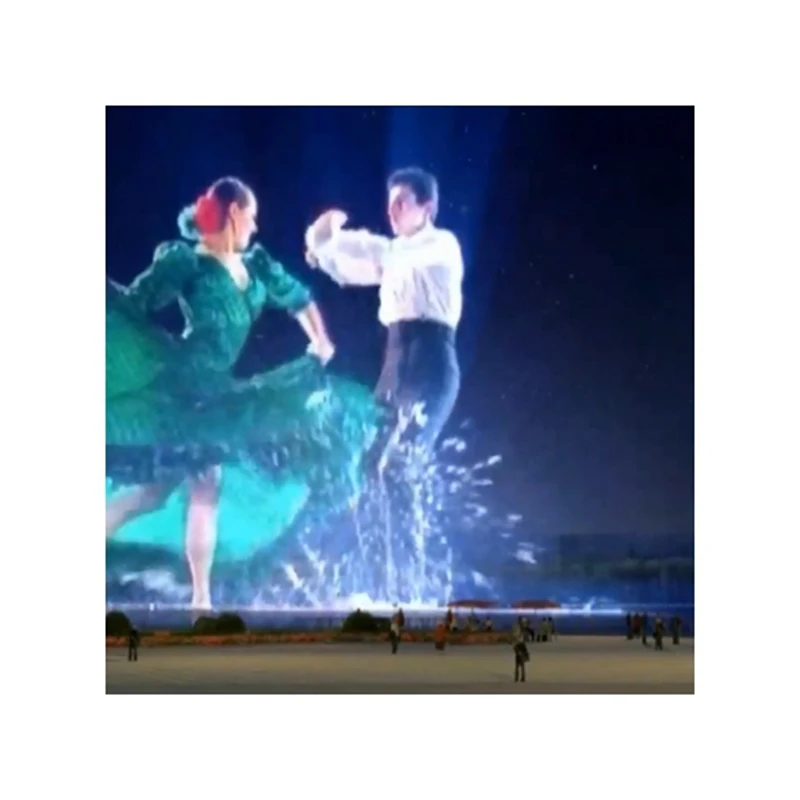 2022 new water screen movie fountain 3D effect outdoor use of laser projector special water screen fountain