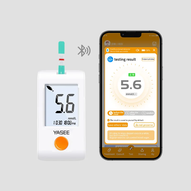 Sugar Testing Ketone Glucometer And Test Strips  Blood Glucose Measurement Blood Sugar Meter