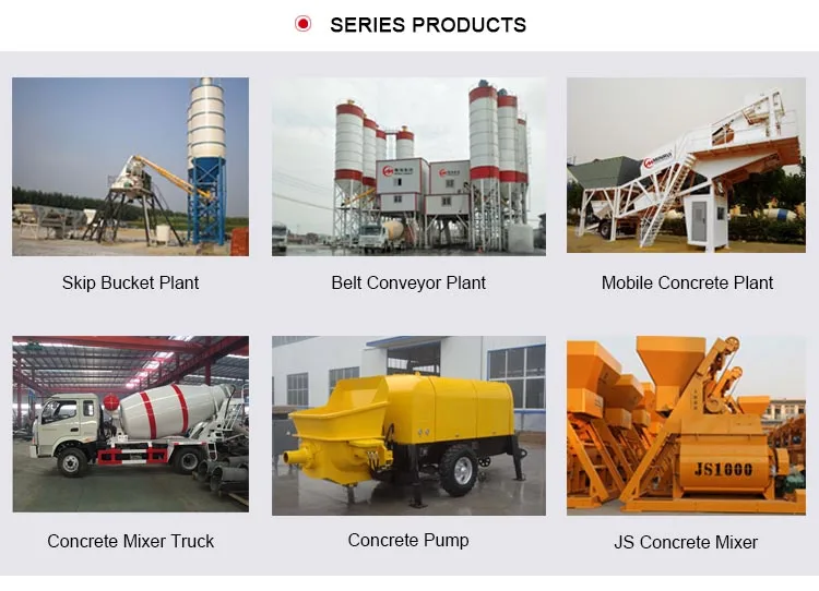 Concrete Mixer With Hooper