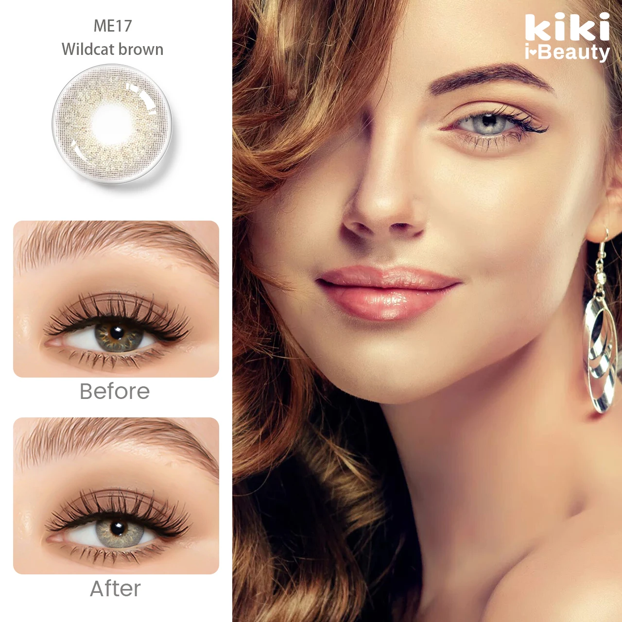 Best selling contact lenses fancy look contact lens freshlady natural 3-tone prescription eye lens