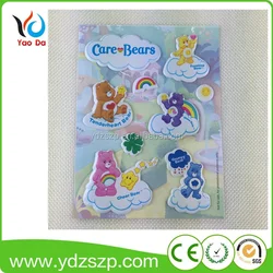 wholesale Korean cute bear cartoon epoxy puffy stickers