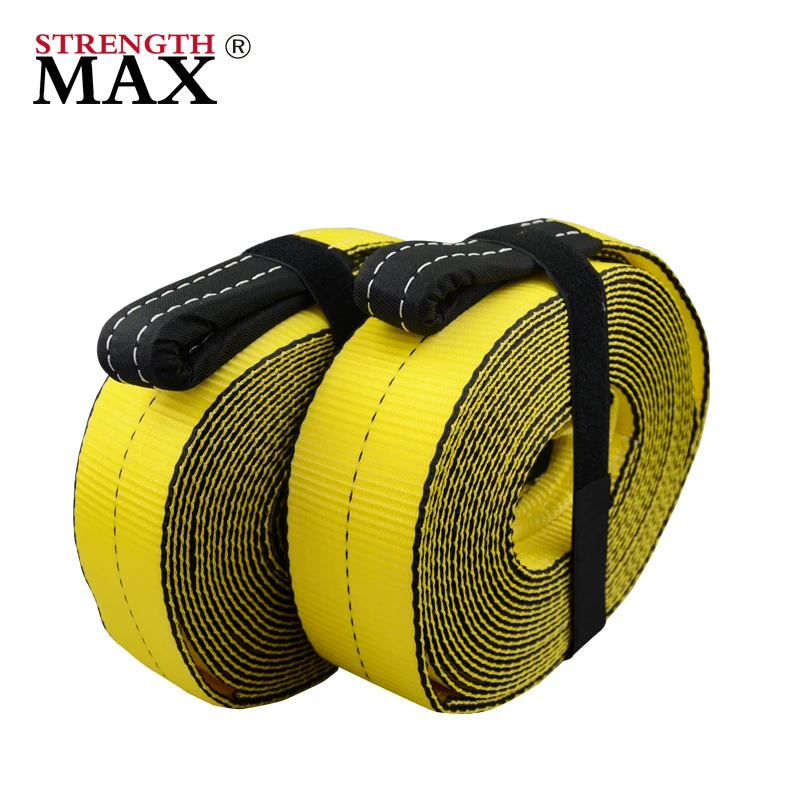 (Ремешок JINLI) изготовленный на заказ высокопрочный полиэфирный буксировочный ремень, eye & eye