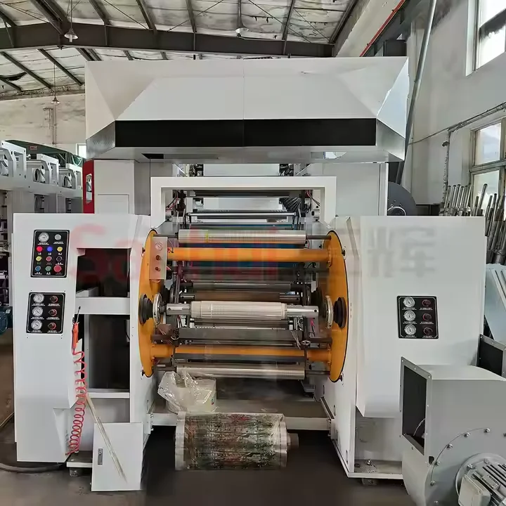 Top selling 4 color 6 color rotogravure printing machine for plastic film