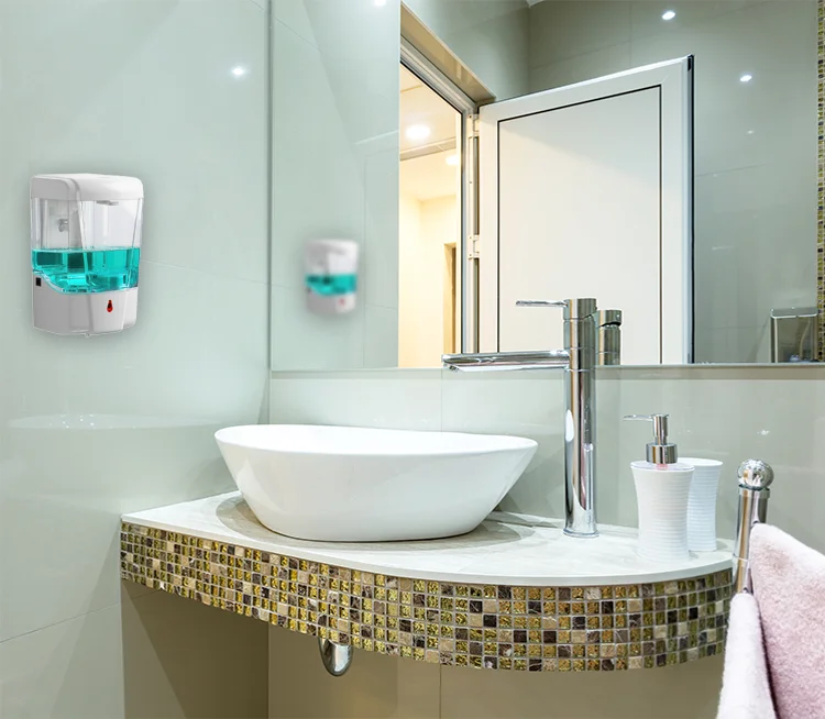 Battery Powered or DC adapter Auto Sensor Soap Gel Foam Dispenser F1309