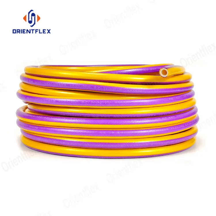 20 Bar High Pressure 1 1/2In 3 Layers Braided Power Agricultural Pvc Spray Soft Hose 8.5Mm 50Bar Wp
