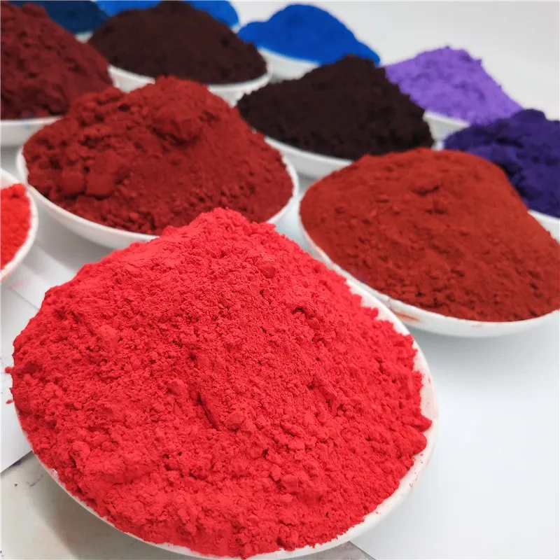 Chinese suppliers professional customized cosmetic grade iron oxide pigments red 130 /orange /pink /black for sale