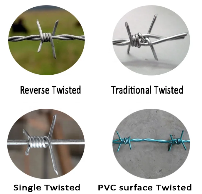 2024 hot sales barbed wire mesh roll 1.8 mm x 400 m length with T post and cowboy wire accessories easy in stall