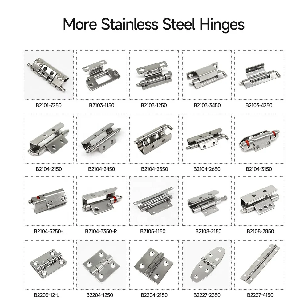 Thcoo Iron or Stainless Steel Industrial Door Black Butt Hinge Torque 180 Degree Flat Hinge for Electrical Cabinet Door