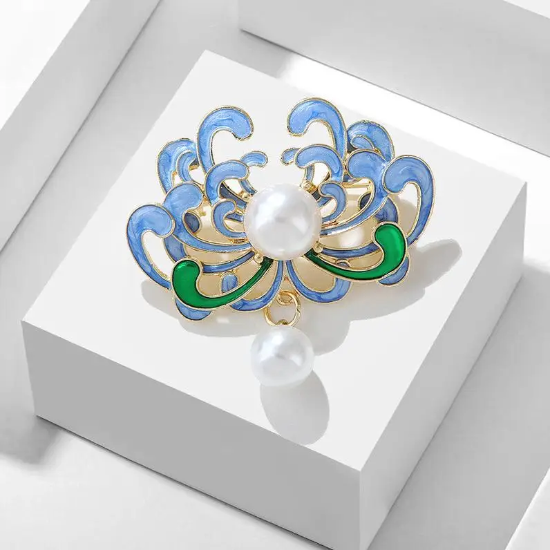 Enamel Pin Rose Large Fashion Jewelry Gold Plated Scarf Woman Handmade Baby Custom Logo Safety Saree Gold And Silver Frog Brooch