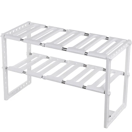 Smart Furn Kitchen storage rack telescopic sink organizer shelf Bathroom floor multi-layer retractable Expandable under racks