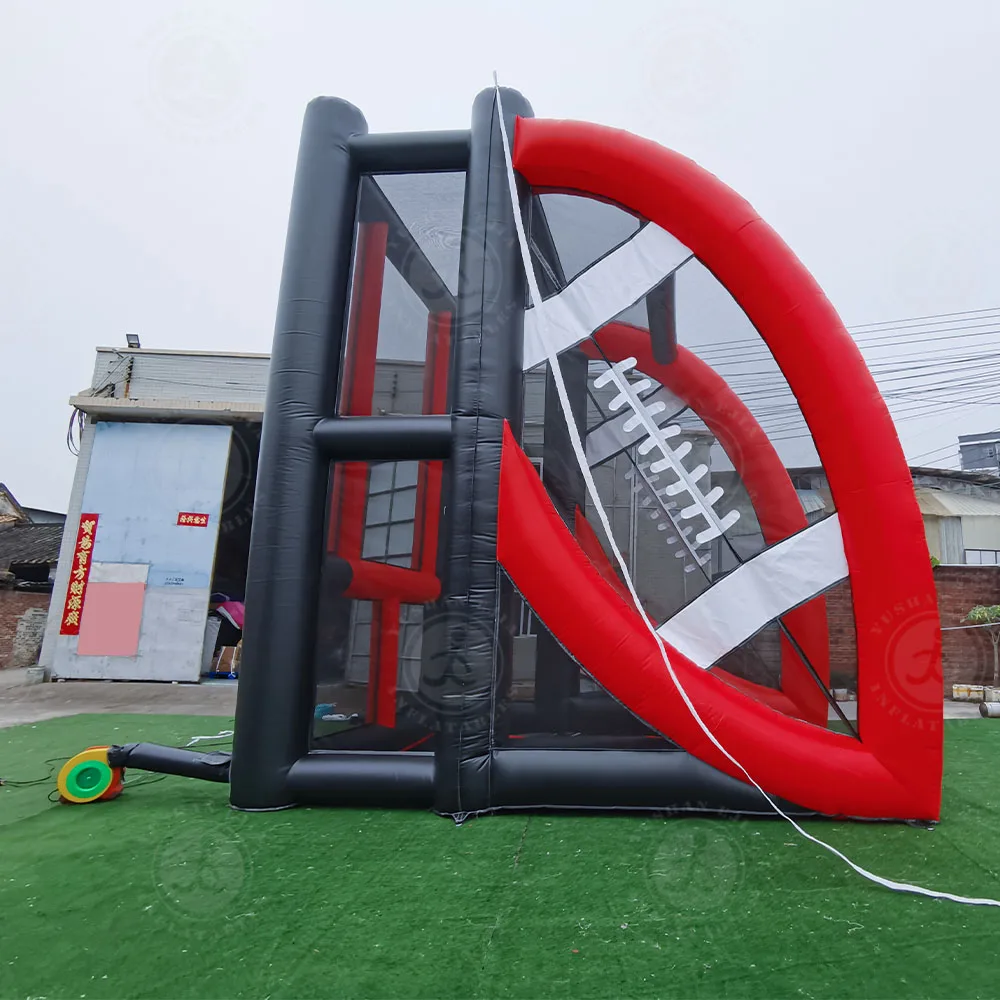 New Sale Interactive Amusement Park Games Interactive Challenge Games Football Inflatable Game Inflatable Football Goal Post