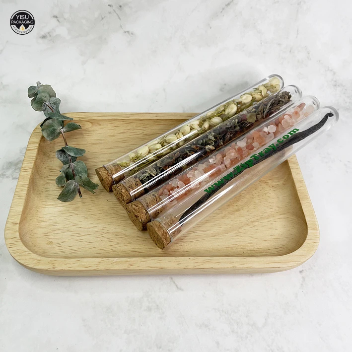 Одноразовая прозрачная пластиковая пробирка хорошего качества с винтовой