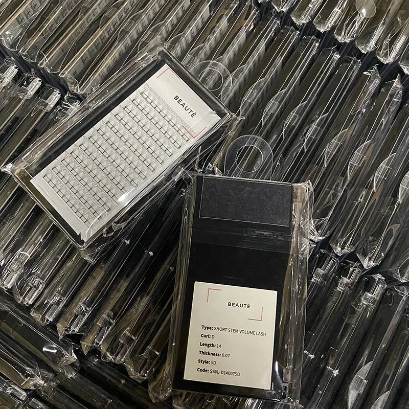 Индивидуальные поставщики накладных ресниц Anforlin, индивидуальный Шелковый лоток для накладных ресниц ручной работы, набор вееров для наращивания ресниц