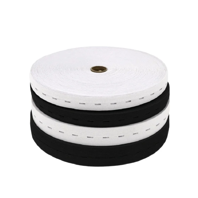 Elastic Bands 15mm for Pregnant Women Rubber Band 15mm Sewing DIY Material Adjustable Buttonhole Children Garment Accessory