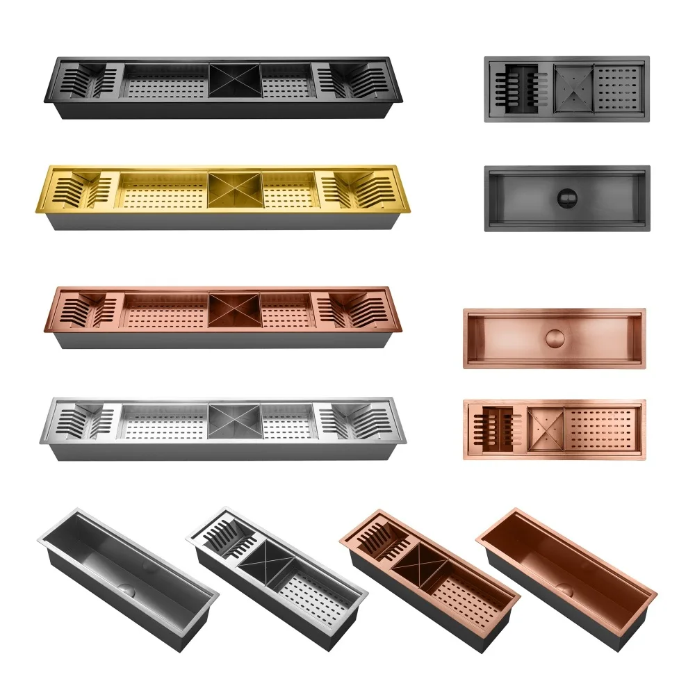 HONAJO factory Best Price table top undermount draining single bowl kitchen sink sus304 stainless steel triangle Quality