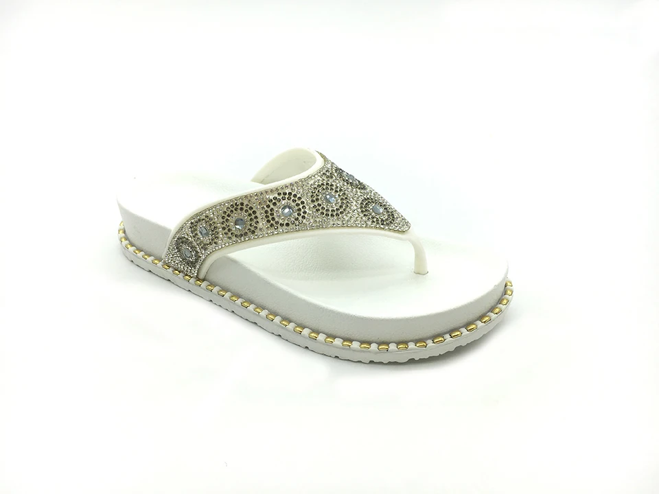 High Quality Slippers Stock processing Black PVC sole for women slipper flip flop design in summer shoes