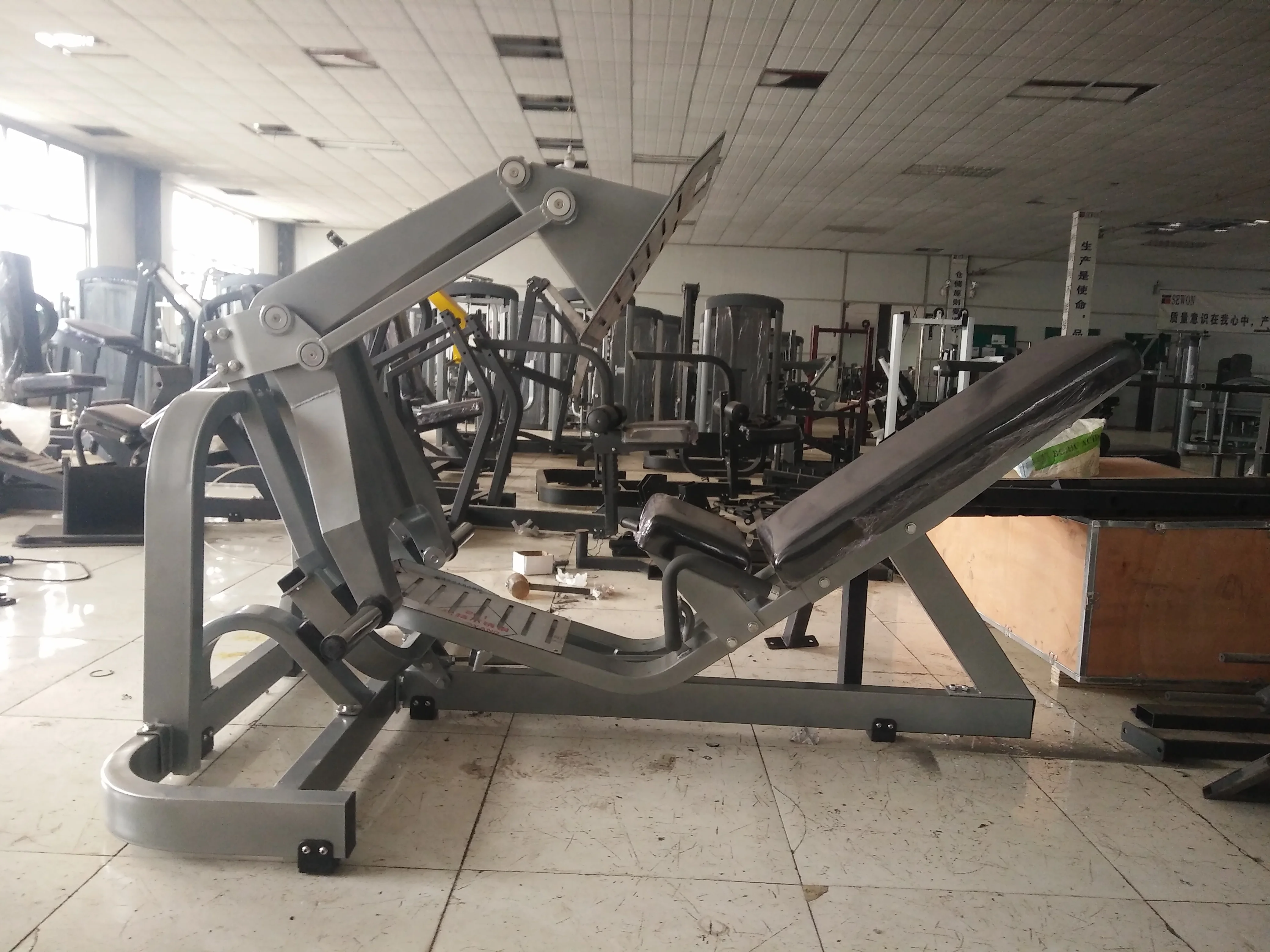 Factory price home gym fitness equipment plate loaded Leg Press