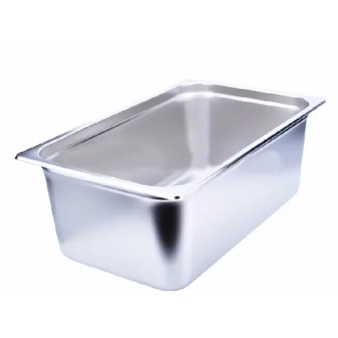 Stainless steel 1/1 America Gastronorm pan food container square pan
