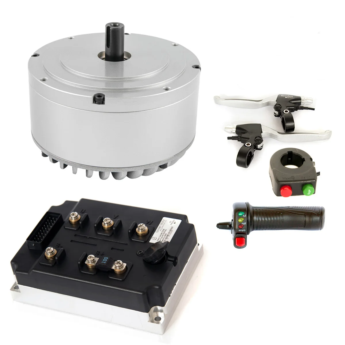 
48V 72V 3KW brushless dc liquid cooling electric motorcycle motor with controller electric bicycle conversion kit for sale 