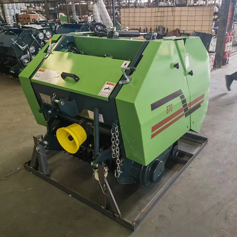2-5Km/H Working Speed Agricultural Machinery Tractor Hay Grass Packing Machine Round Hay Straw Baler Machine
