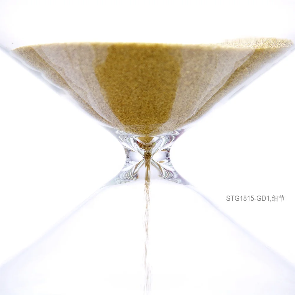 promotional gifts new shape 5 mins electriplated colored sand 30 mins normal sand high borosilicate glass sand timer