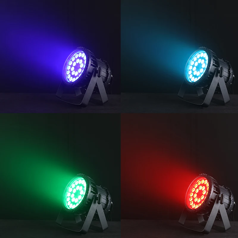 Outdoor Red Green Blue White UV Amber 6in1 LED par light 24x10w IP65 waterproof wall wash DMX stage lights for nightclub