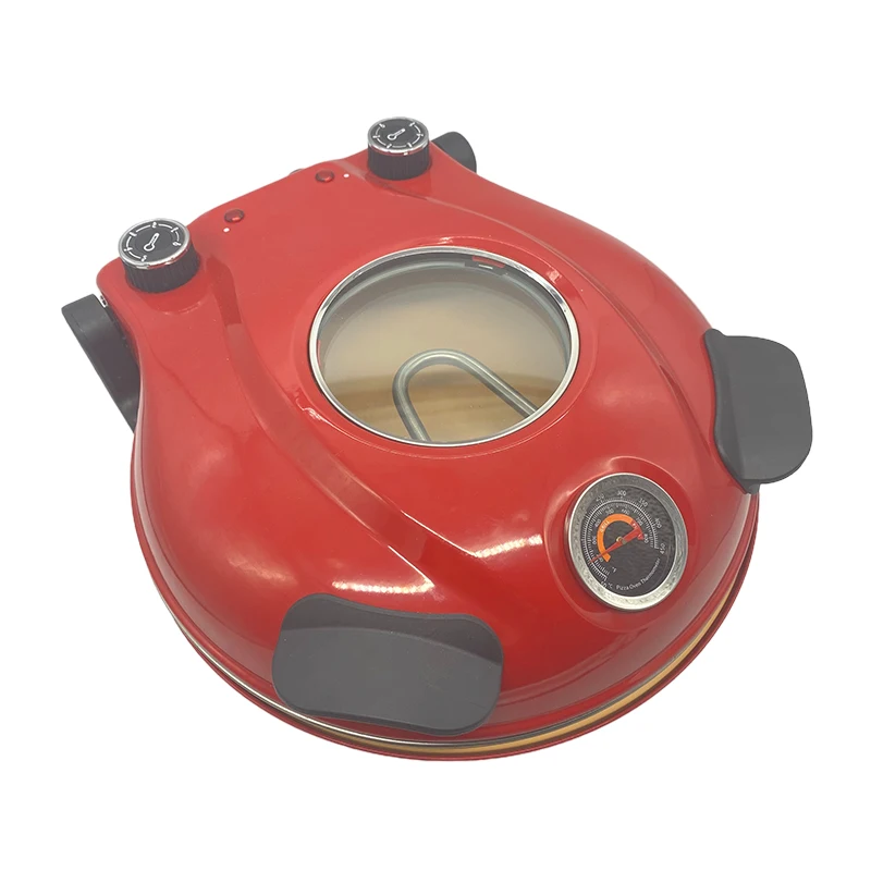 Automatic Oven Deep Pan High Heat Stone 12 Inch Round Pizza Oven Electric Portable Pizza Maker