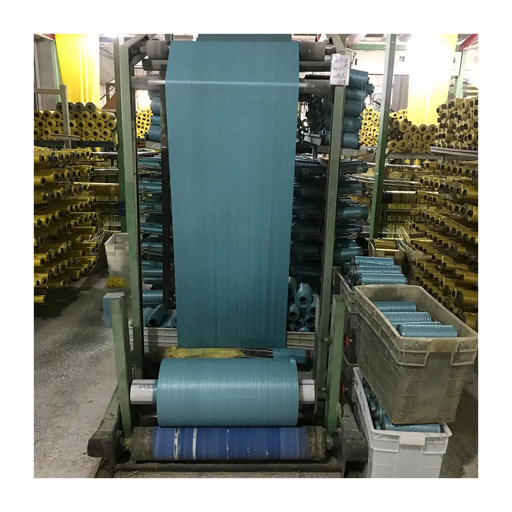 Полипропиленовый тканый мешок pp, поставщик тканевых сумок, рулон ткани желтого цвета