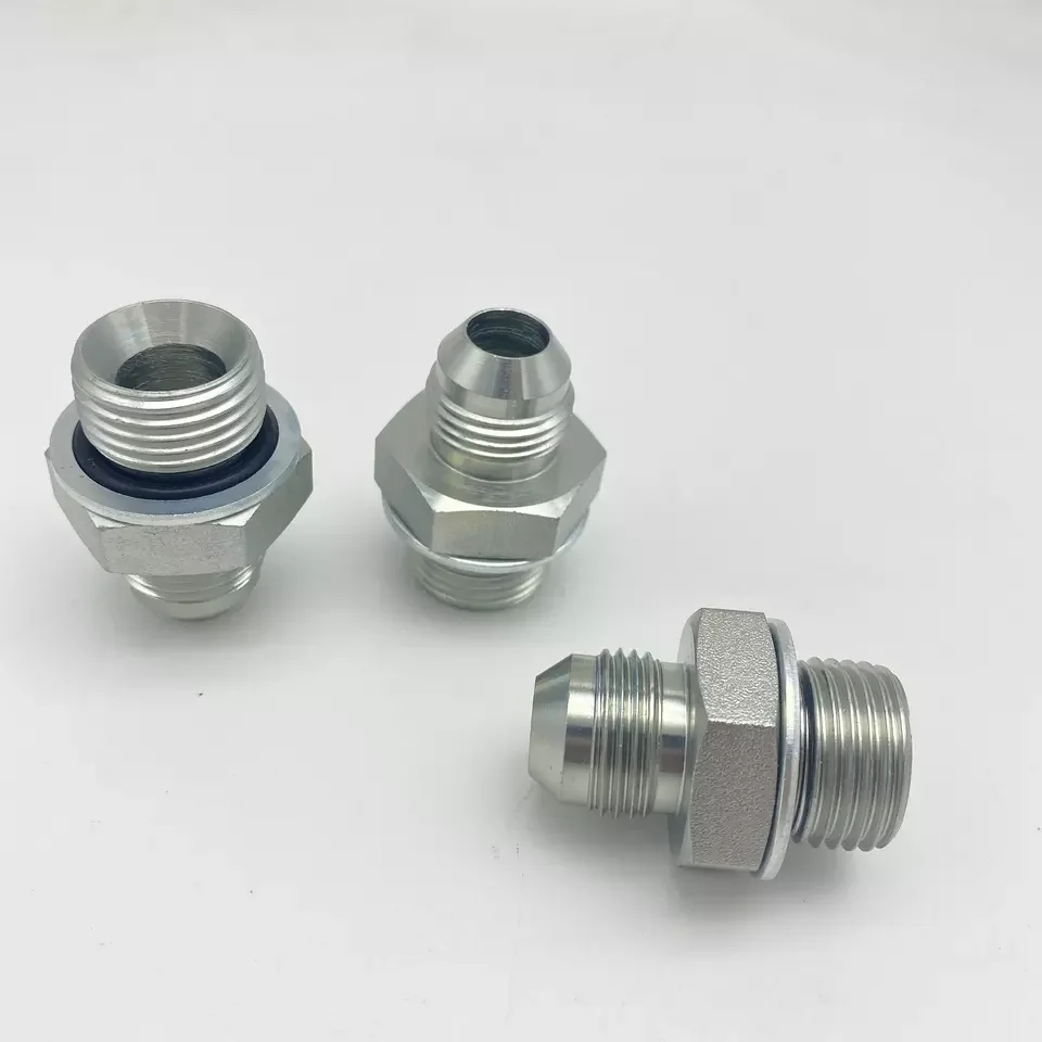 Factory Price Hydraulic Accessories Manufacturer Eaton Winner Hydraulic Top Tube Adapter  NPTJIC BSP ORFS Male Female