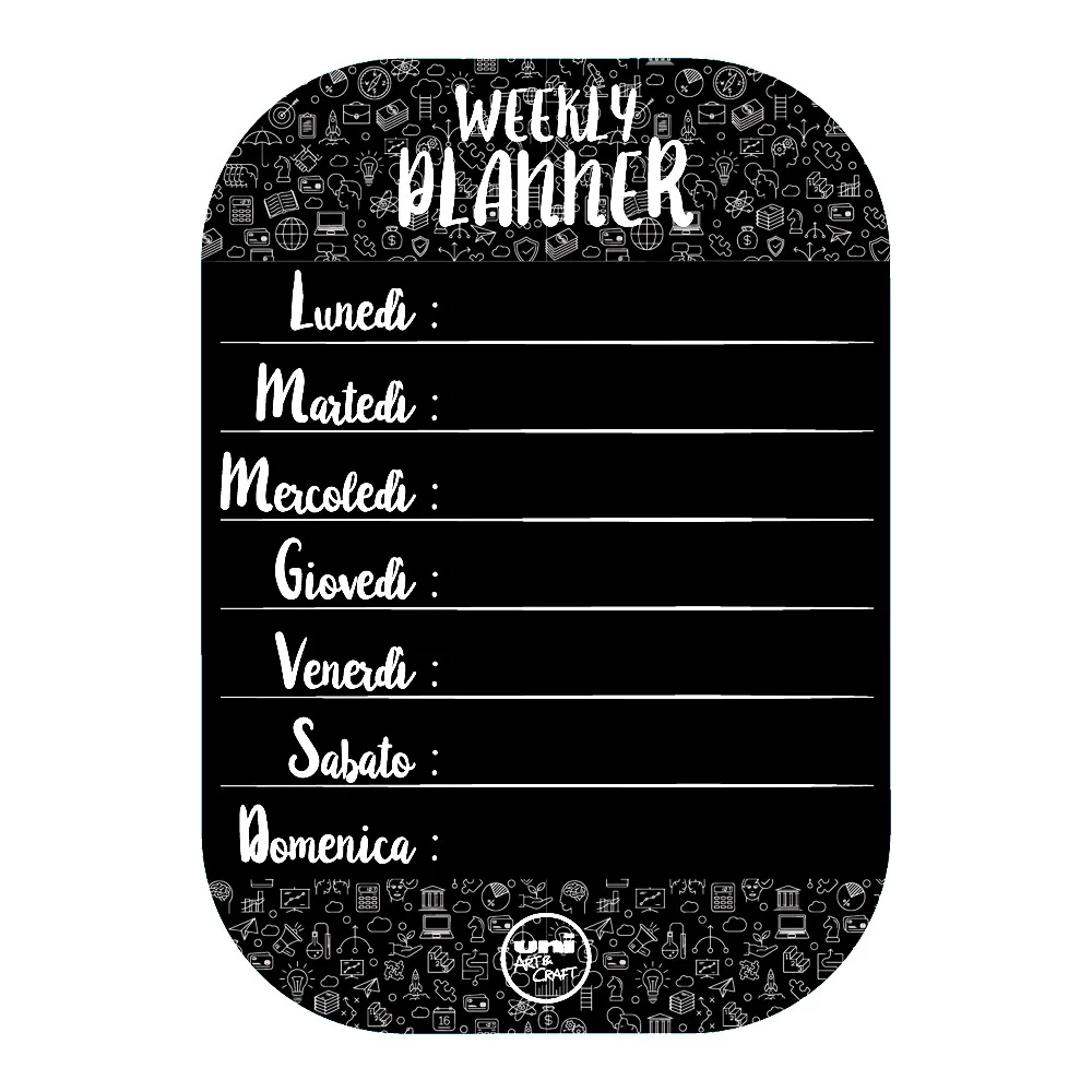 Wet Erase Adhesive Chalkboard Style Weekly Food Menu Board for Kitchen Notice Boards for Kitchen 13 Years Factory Can Custom